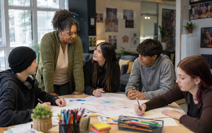 Child and Youth Worker working safely in a representative workplace